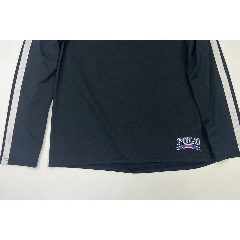 Polo Ralph Lauren Performance T-Shirt L/S Black Therma Sleep Workout Sz L